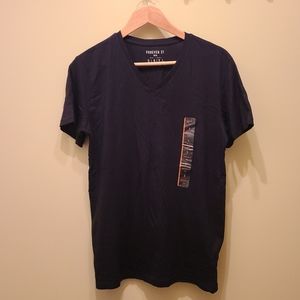 Black t-shirt v-neck